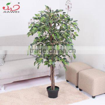 China factory hot sales fake fabric leaves home decoration artificial ficus tree plant