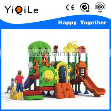 Plastic type kids outdoor playground equipment made in Guangzhou