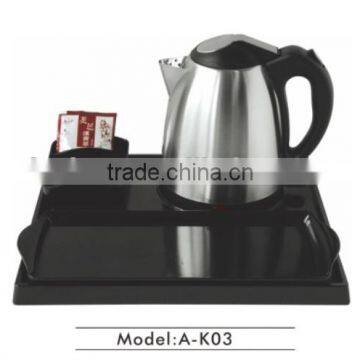 Double-body kettle serious /coffee kettle with tray ans cups