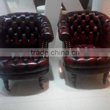 high back tufted chair living