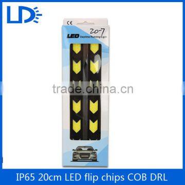 Auto cob drl fip chips slim flexible led drl daytime running light