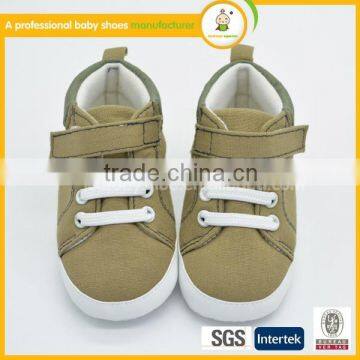 High quality wholesale baby kids children casual sport safety shoes hot sale baby high ankle canvas shoes