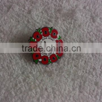 souvenir lapel pins / poppy for lapel pins