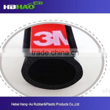 Hypersonic 3M self-adhesive plastic weather rubber seal strip for car