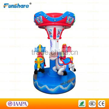 Funshare three seats amusement park indoor kids horse carousel rides amusement ride for sale