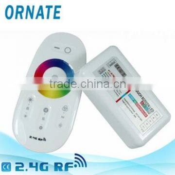 CE, RoHS-2.4G Touch Screen wireless rgbw remote led controller programmable