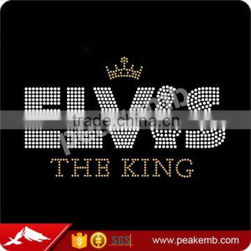 Custom The King Elvis Heat Rhinestone Transfers Designs