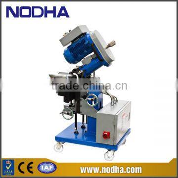 movable plate edge facing machine