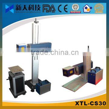 Newest hot selling imported part co2 mark machine with metal tube laser