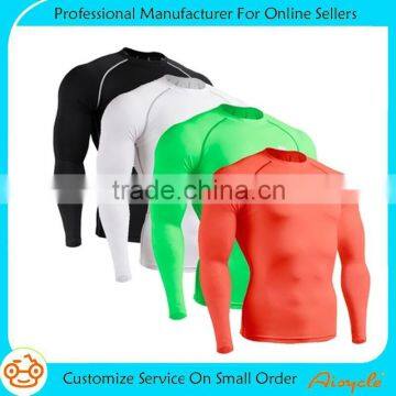 Wholesale cheap fitness custom dry fit blank sports shirts