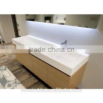 Popular Decoration Solid Surface Table Top Wash Basin Height photo-5