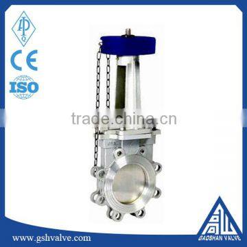 wedge chain wheel knife gate valve actuator with high quality