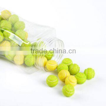 Tennis Shape chewy round bubble gum