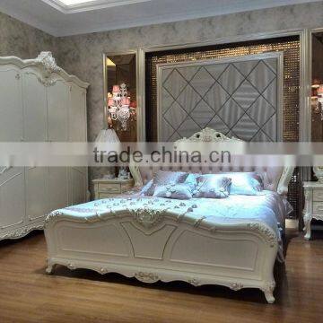 baroque high back designer classic exotic french headboard rococo bed