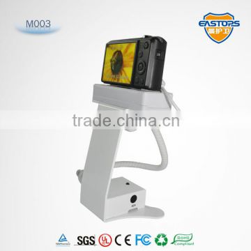 Security retail solution for digital camera display stand security