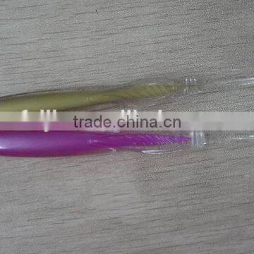 manufacturer supply cheap disposable toothbrush with soft bristles for hotel