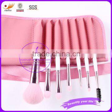 7pcs natural hair essential brushes for makeup