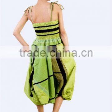 Ladies 100% cotton skirt in new design/Fashion cotton dress