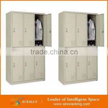 ACEALLY metal commercial furniture stainless steel gym changing room locker for sale