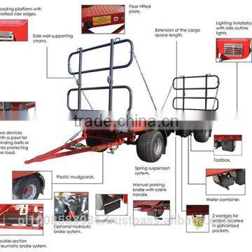 Platform Trailers for Bales T027 12t photo-2