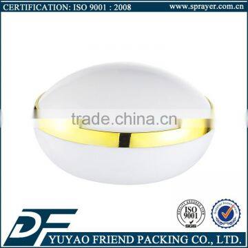 shine good quality 80ml oval transparent plastic jar