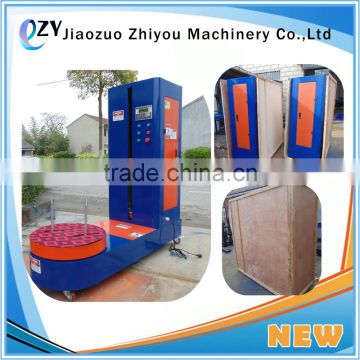 China automatic small airport baggage packaging machine with factory price (Tel:0086-391-2042034)