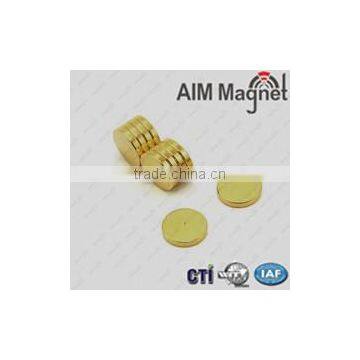 Round Disk Magnet Gold photo-2
