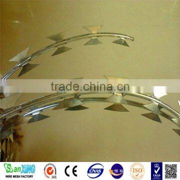 Galvanized Razor Barbed Wire