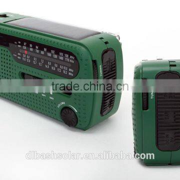 Dynamo portable radio with LED torch novelty portable radio