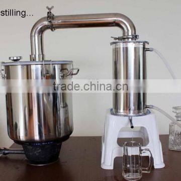 Large Capa!25L Household Stainless Steel Water Seal Alochol Distiller For Sale Home Wine Distiller Distillation/Brewing Device