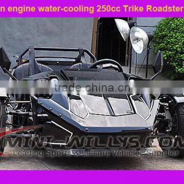 new style fast 3 wheel cheap 250cc trike roadster TR2501