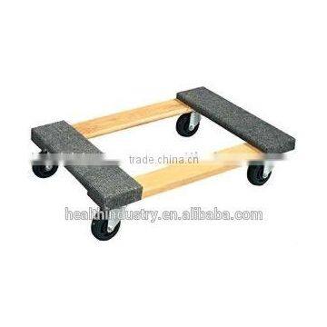 30"X18" hardwood Mover Dolly with carpet ends