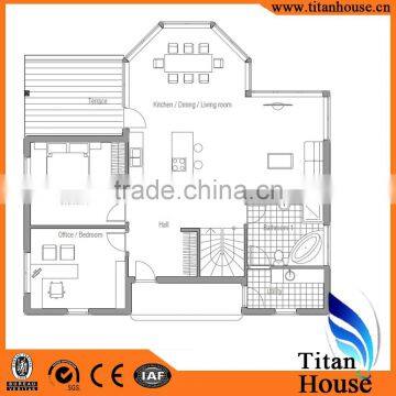 Luxury Modern Design China Manufacture Supplier Low Cost Light Gauge Steel Prefab Beach Houses Best Price photo-5