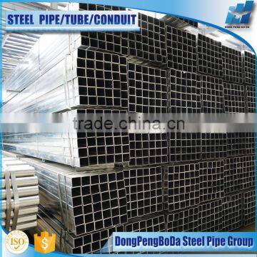 60/60/1.3mm Erw Welded Square Pre Galvanized Steel Pipe photo-2
