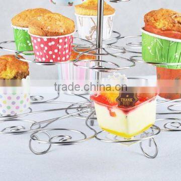 4-tire Solid Metal Display Stand for Wedding Cake