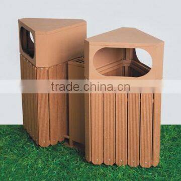 Good Quality Outdoor Wooden Plastic Composite WPC Wastebins