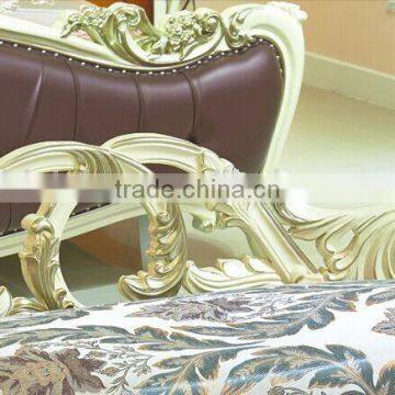 Palace Princess Sofa Chair, Special Designed Wood Carved Chaise Lounge Chair, European Bedroom Furniture Chair (BF01-ML031) photo-4