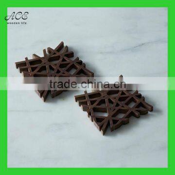 Custom Engraved Wooden Trivet Wooden Hot Pad Wooden Kitchen Hot Pads