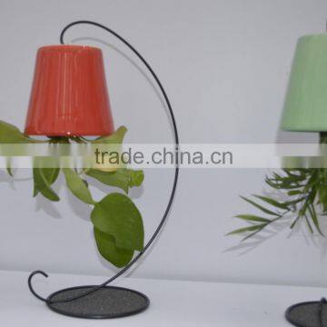 CT-457 Sky Planter Hanging Indoor Suspension Flower Pot Upside Down Plant Pot 105x105x100mm photo-2