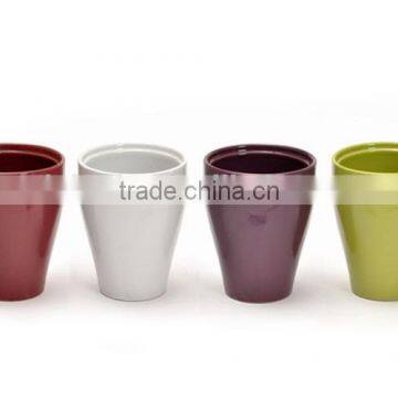 Factory Price New Design Ceramic Products, Colorful Small Ceramic Cup Shaped Flower Pot photo-2