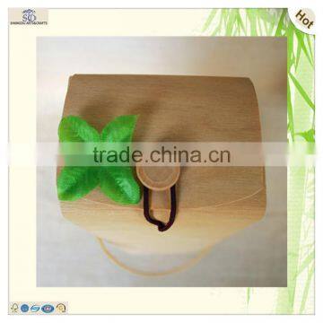 Wooden Handcraft String Hanging Birch Plywood Wine Box photo-3