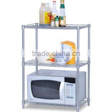 Modern Steel Wire Kitchen Storage Rack Home Furniture Shelf photo-2