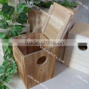 High Quality Bird House,solid and Durable Colorful Wood Craft Bird Cage photo-3
