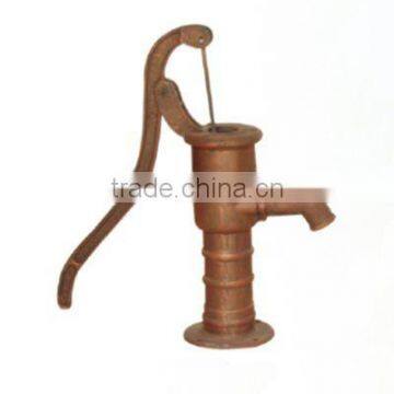 TRADE ASSURANCE ORNAMENTAL CAST IRON VINTAGE STYLE WATER PUMP GARDEN FEATURE