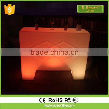 colorful rechargeable led bar counter for sale led counterLed Bar Counter For SaleRound Swivel Coffee Table