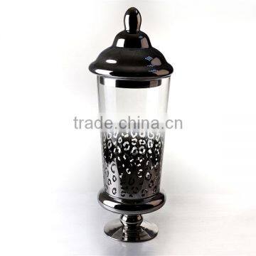 Leopard Print Collection Decal Glass Apothecary Jar photo-2