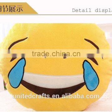 2016 Hot Emoji Cushion Smiley Face Expression Round Cushion Home Pillow photo-5