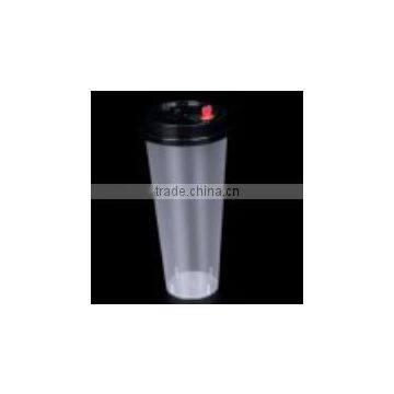 Water cup PP Cup plastic cup 700ML transparent drink cup disposable cup injection with lid