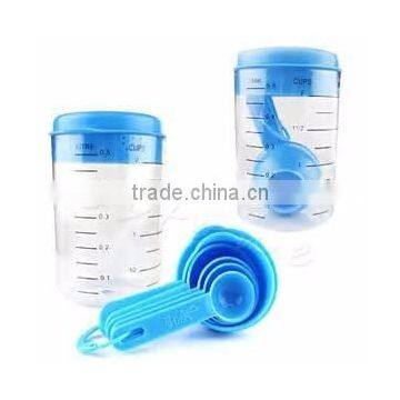 500ml Plastic measuring cup with spoon set