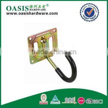 SWIVEL HOOK YELLOW ZINC PLATED WITH PLASTICIZED HOOK